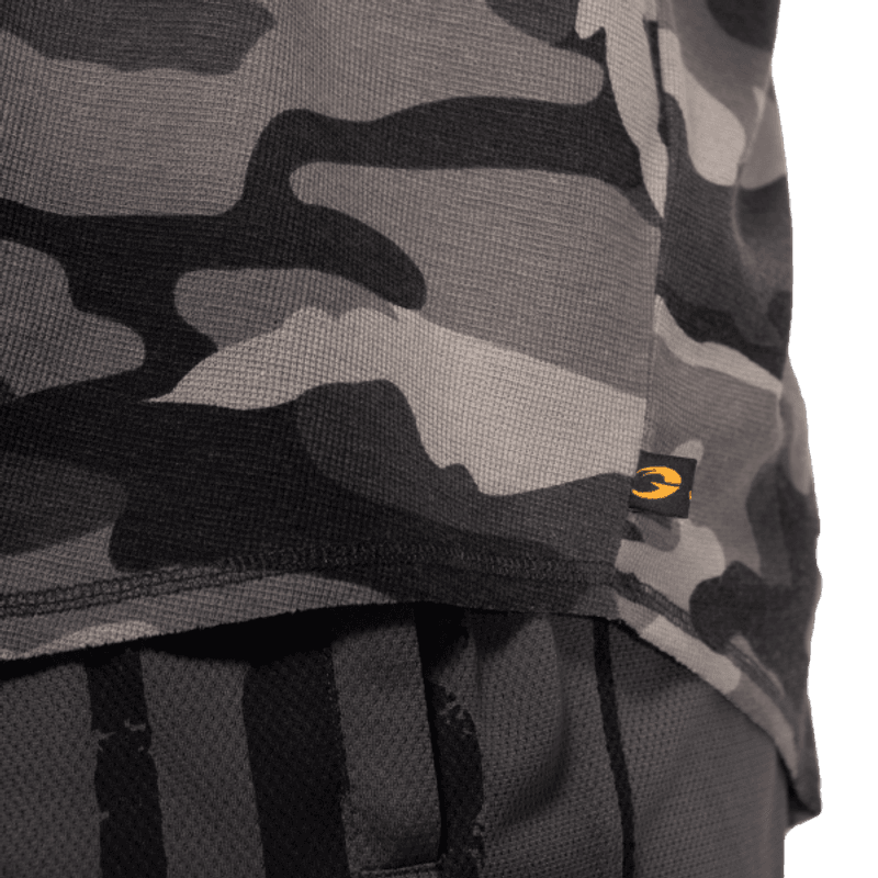 GASP l/s Thermal Hoodie, grå camo
