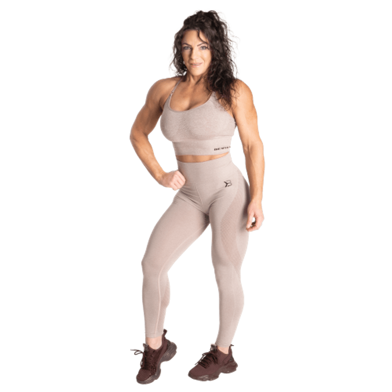 Better Bodies Rockaway Leggings, beige tights 