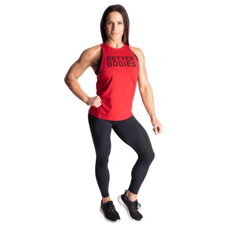 Better Bodies Empire Tank, rød singlet 