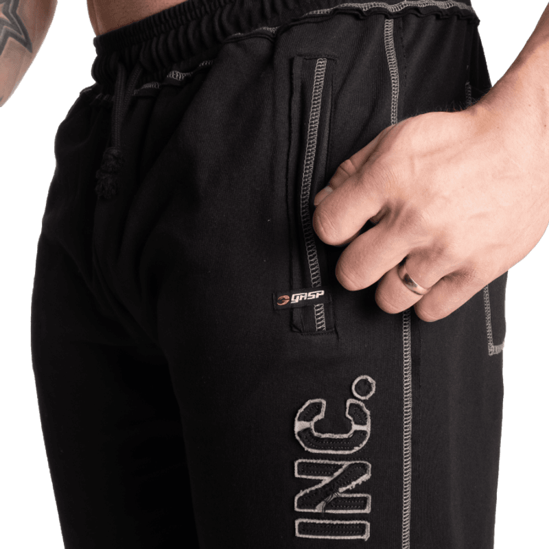 Gasp Division Sweatshorts, svart shorts