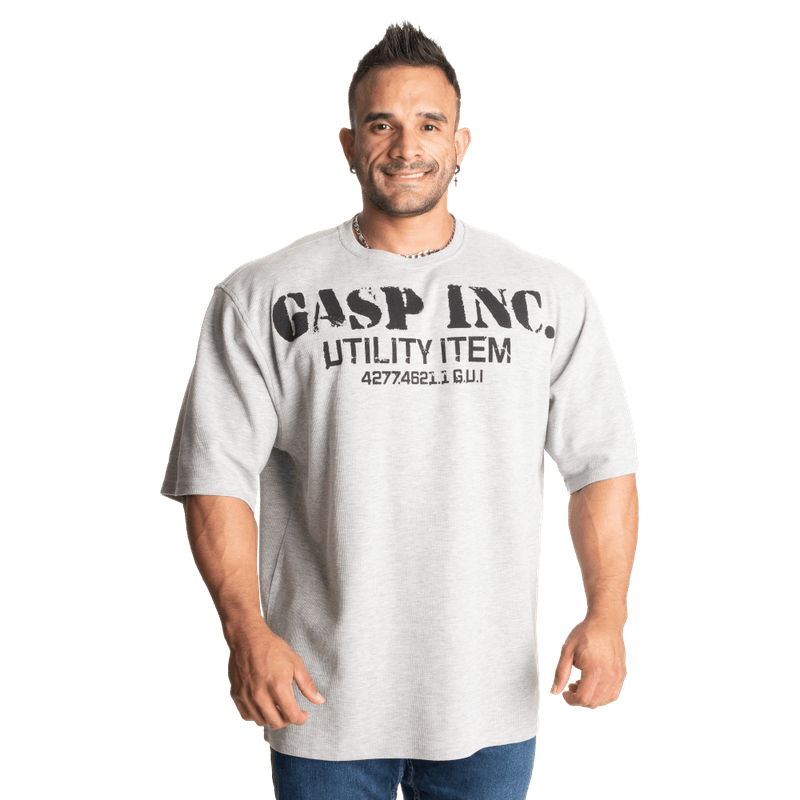 Gasp Iron Thermal Tee, gråmelert t-skjorte