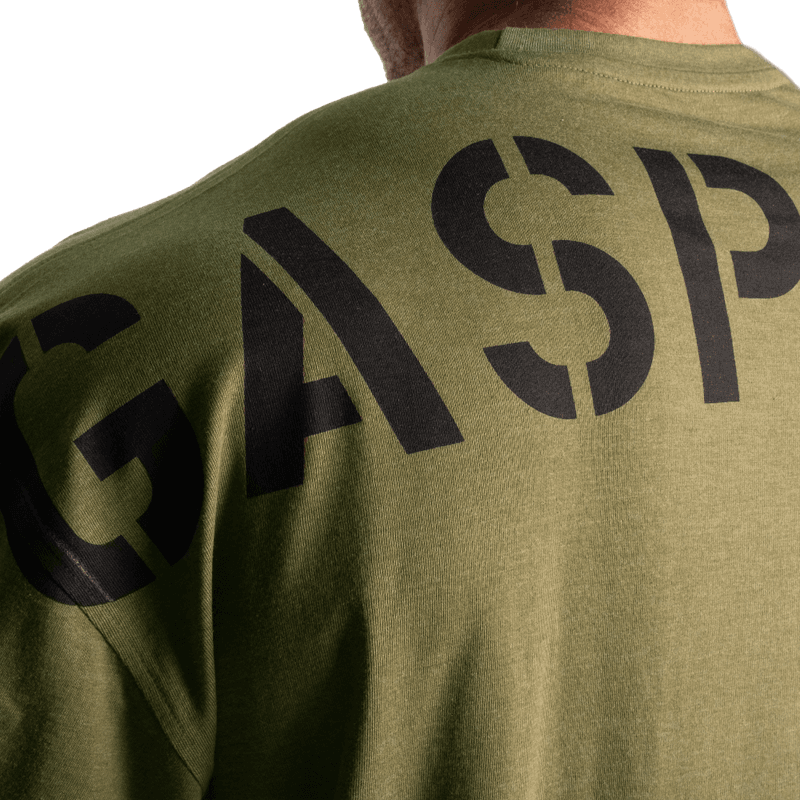 Gasp Division Iron Tee, grønn t-skjorte