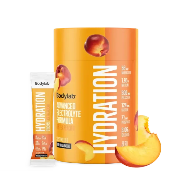 Hovedbilde Bodylab Hydration Sticks 20 stk, Ice Tea Peach