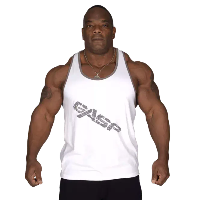 Hovedbilde Gasp Vintage T-back, hvit singlet