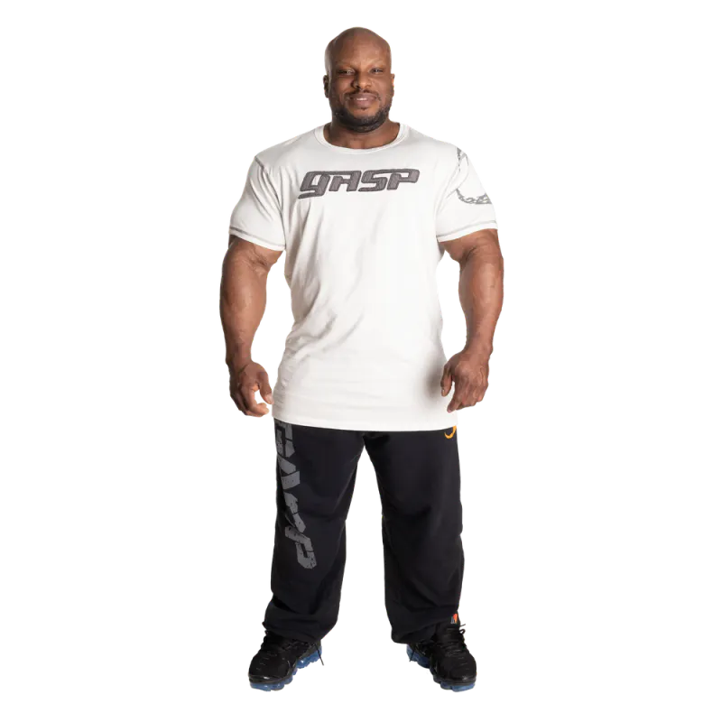 GASP Pro Logo Tee, off white t-skjorte