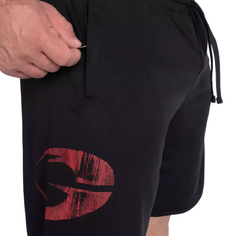 Gasp Inc Mesh Shorts, svart/rød shorts