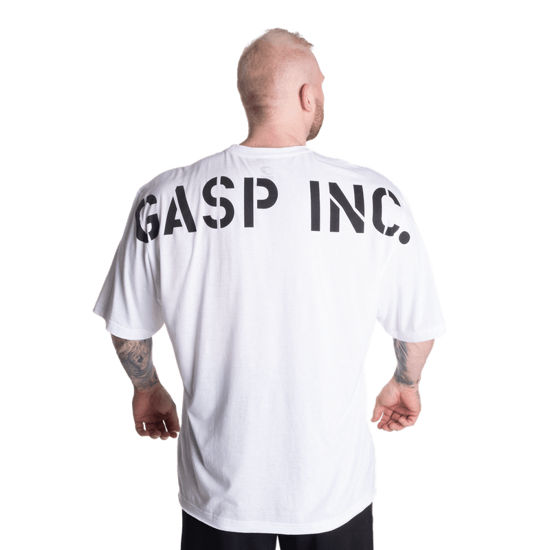 Gasp Division Iron Tee, hvit t-skjorte