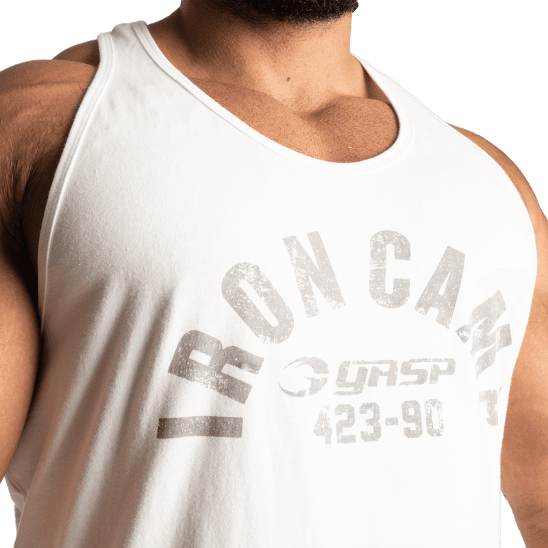 GASP Throwback Tank, off white singlet