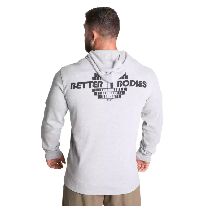 Hovedbilde Better Bodies Light Zip Hoodie, lys grå ...