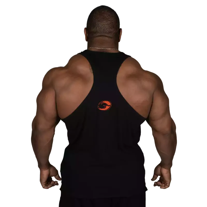 Gasp Vintage T-back, svart singlet