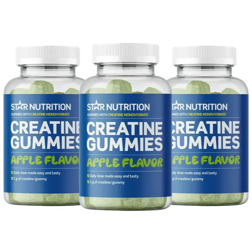 3 x Creatine Gummies, 75 stk
