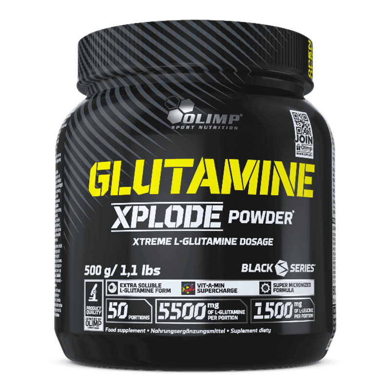 Olimp Glutamine Xplode Powder 500 g, aminosyre