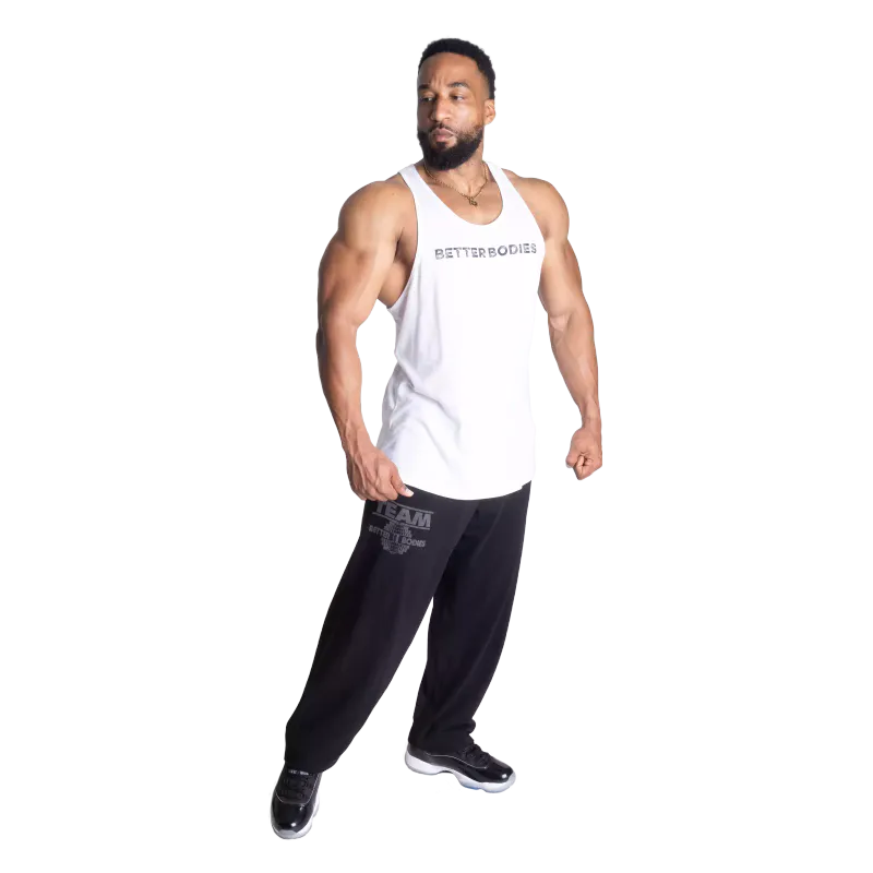 Better Bodies Logo Essential T-back, hvit singlet
