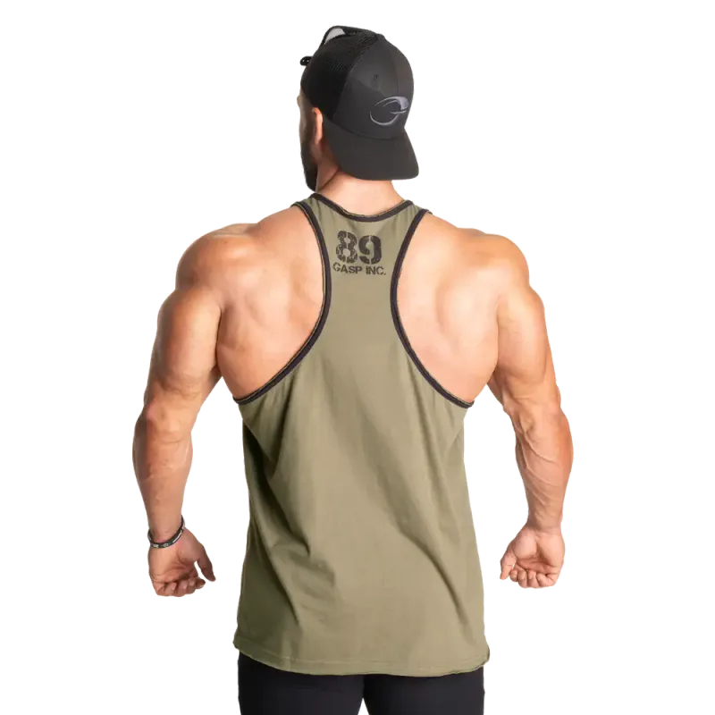 Gasp Division Jersey Tank, grønn singlet