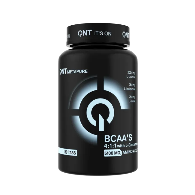 QNT BCAA 4:1:1 + Glutamine, 180 kapsler