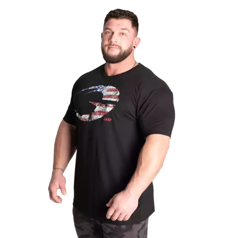 Gasp USA Standard Tee, svart t-skjorte