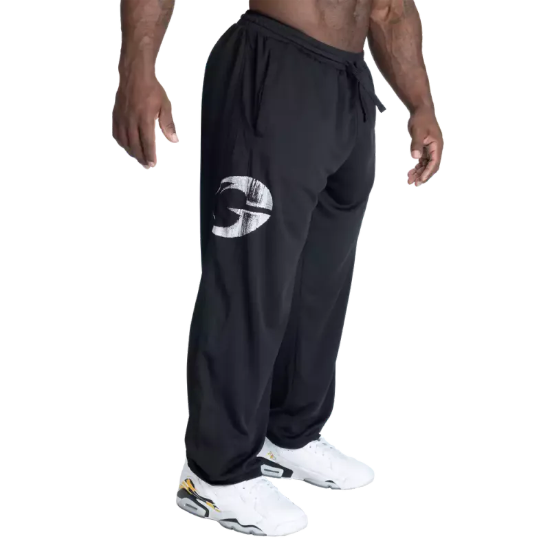 Gasp Inc Mesh Pant, svart/hvit treningsbukse