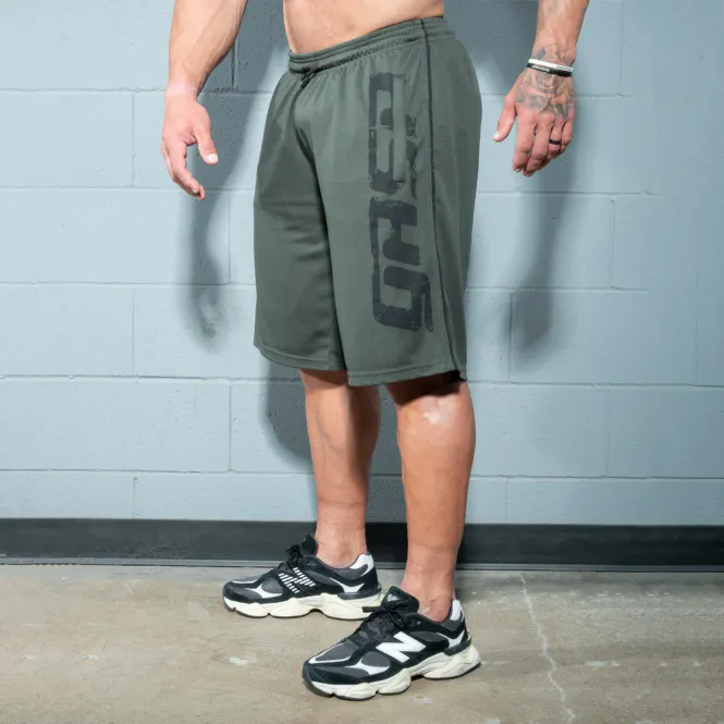 Hovedbilde GASP Pro Mesh Shorts, mørk grønn treningsshorts
