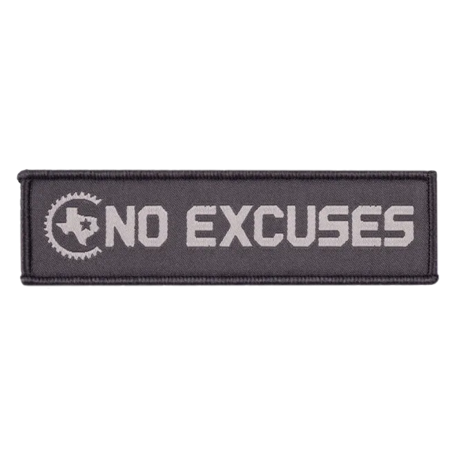 Hovedbilde No Excuses Rubber Patch