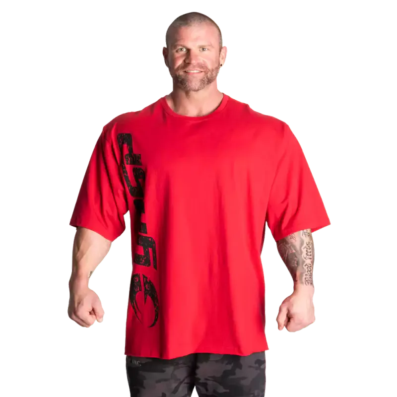 Gasp Iron Tee, rød t-skjorte