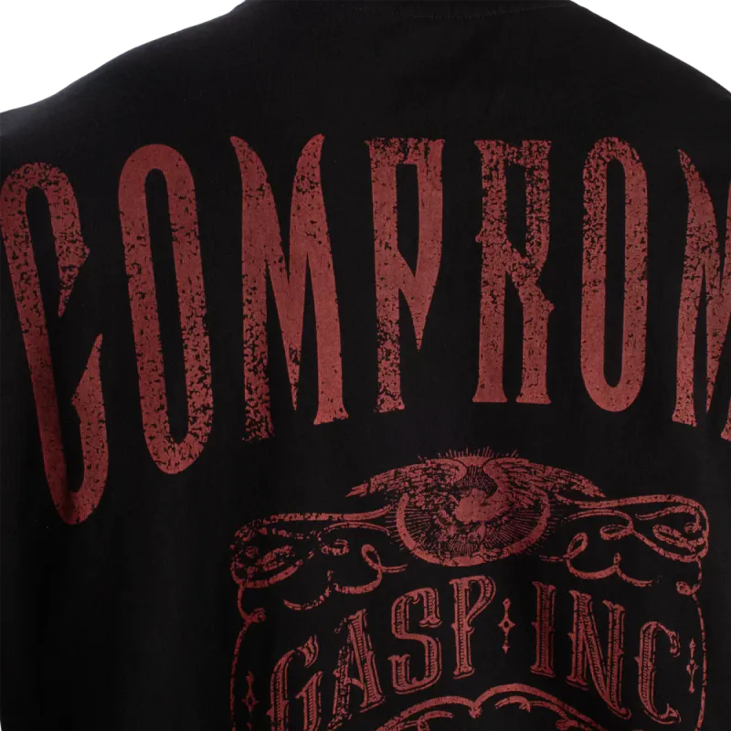 Gasp NC Iron Tee, black/red