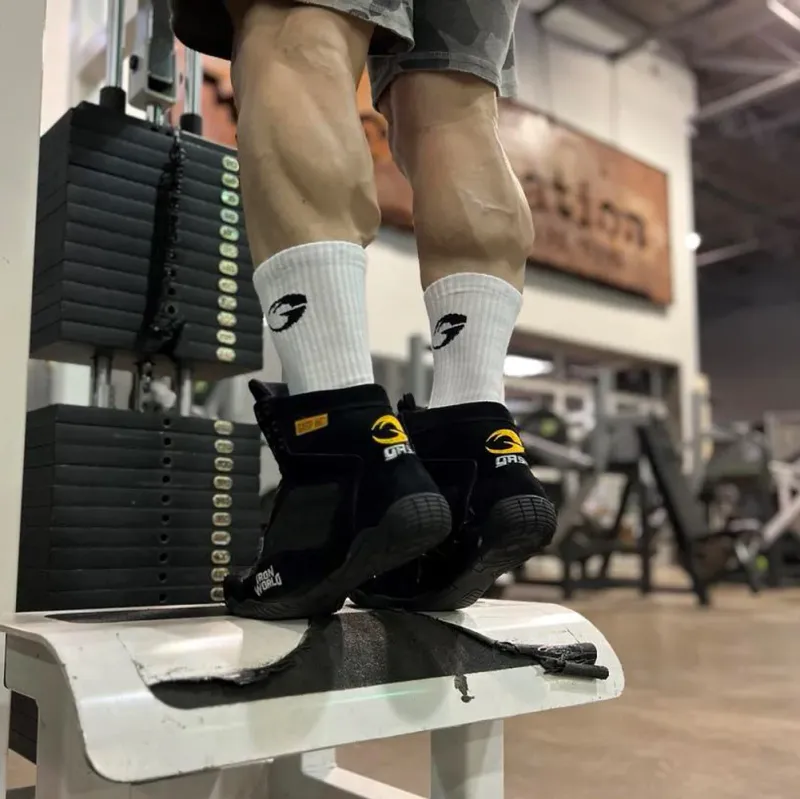 GASP Crew Socks 3 pk, hvite sokker