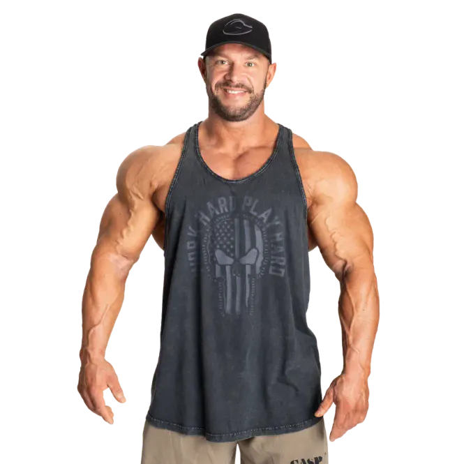 Hovedbilde Gasp Skull T-back, svart singlet