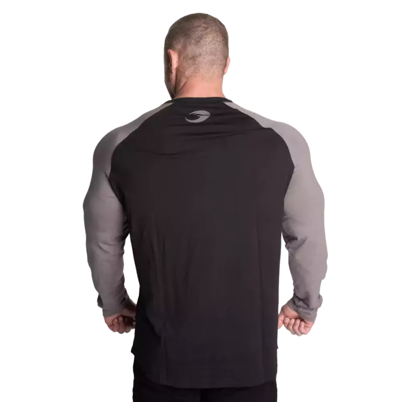 Gasp Original Raglan ls, svart/grå genser