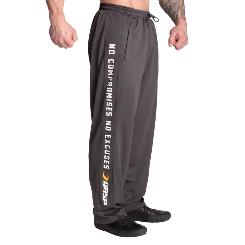 Gasp Core Mesh Pant, grå treningsbukse