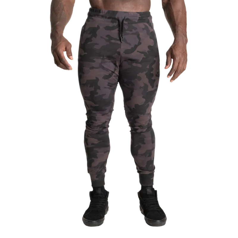 Better Bodies Tapered Joggers V2, mørk camo treningsbukse 