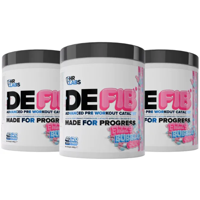 Hovedbilde 3 x HR Labs DeFib V3 PWO, Advanced Pre Workout ...
