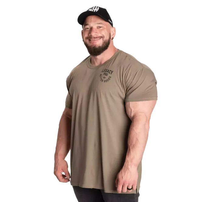 Hovedbilde Better Bodies Legacy Street Tee, grønn t-skjorte