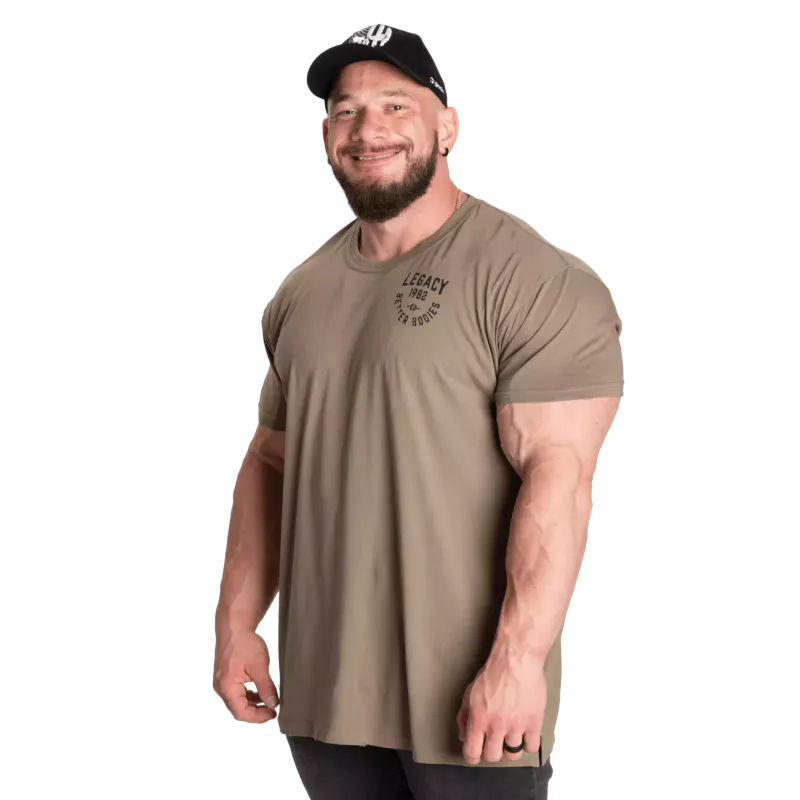 Better Bodies Legacy Street Tee, grønn t-skjorte