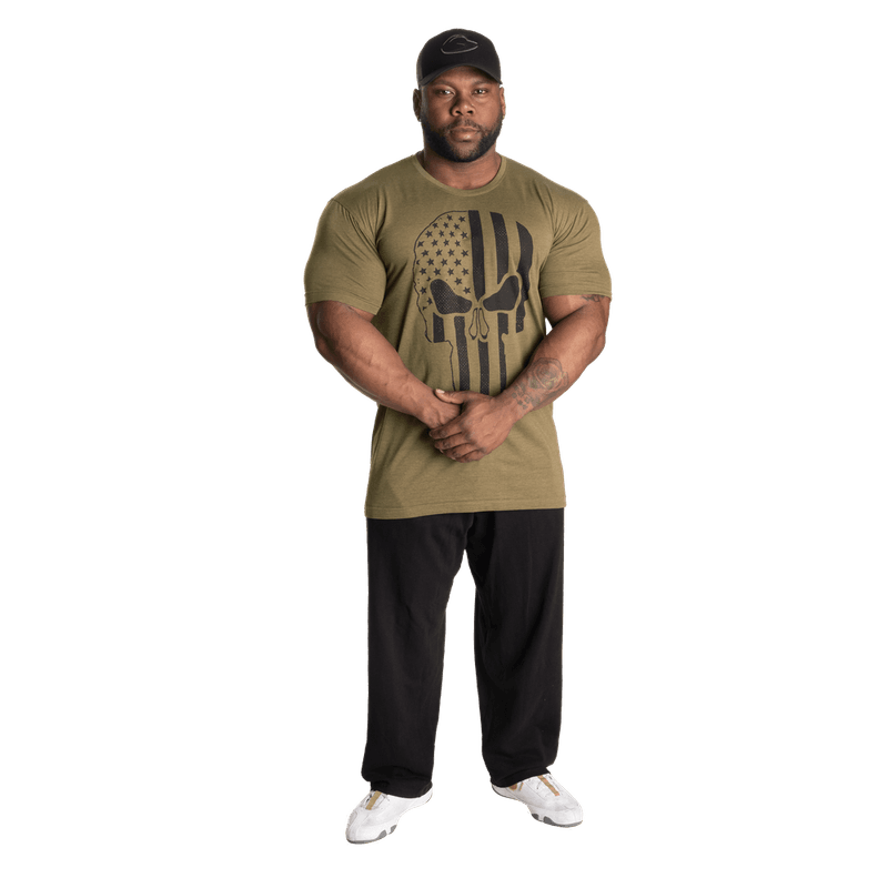 GASP Skull Standard Tee, grønn t-skjorte