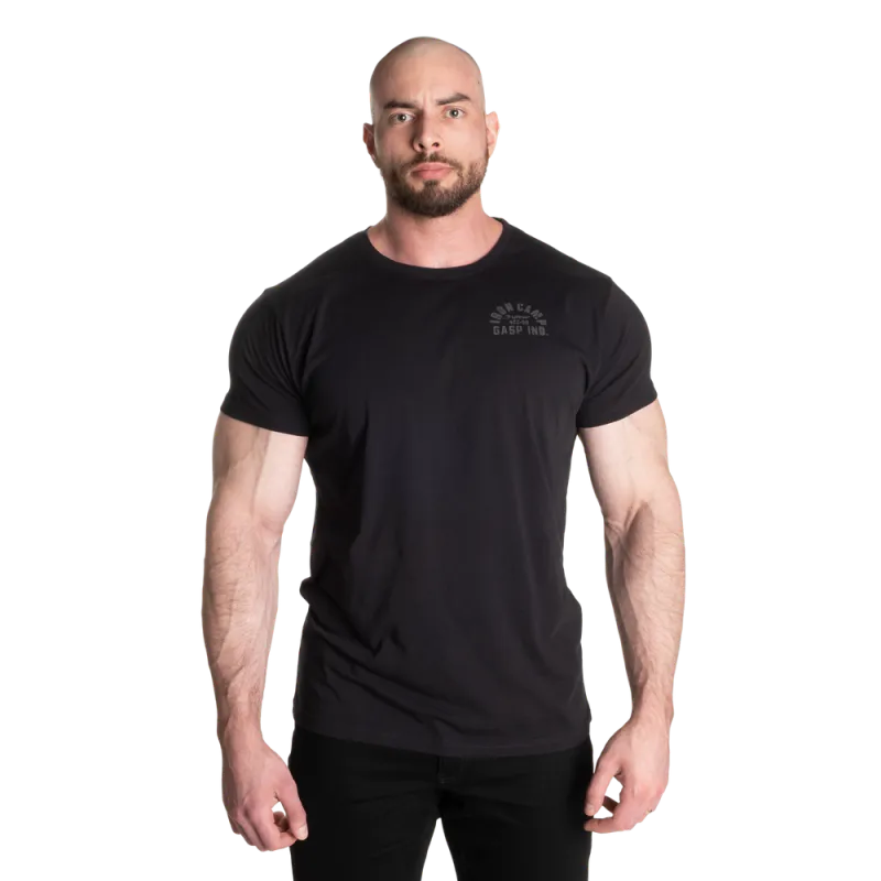 Gasp Throwback Tee V2, svart t-skjorte