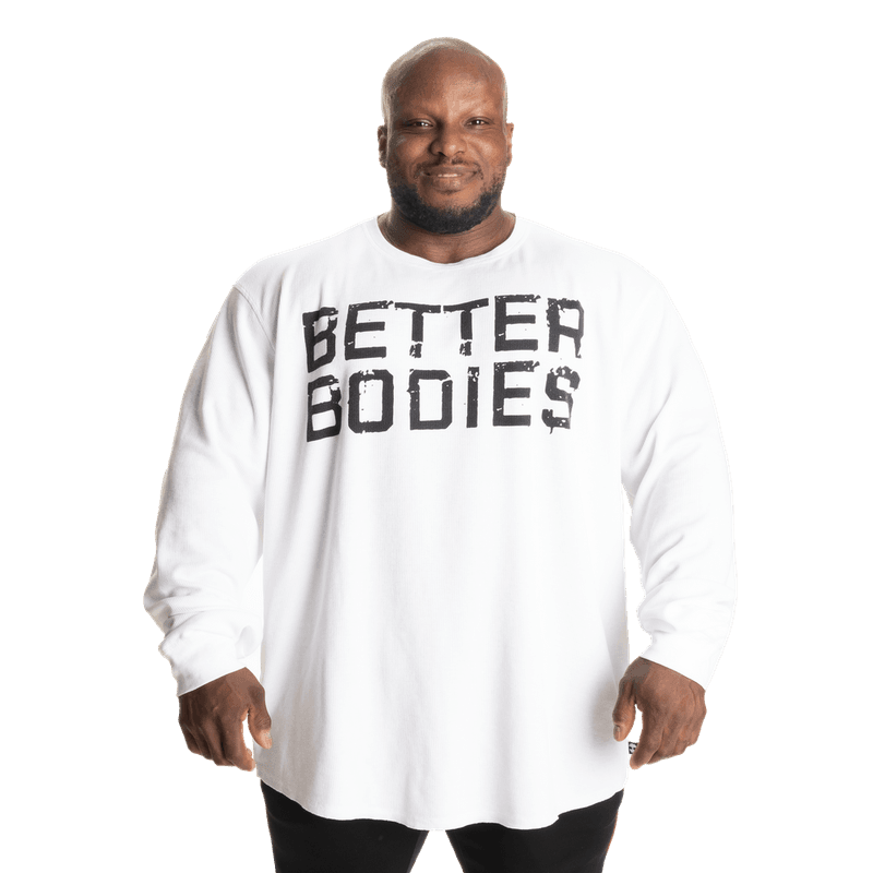 Better Bodies Thermal Sweater, hvit genser 