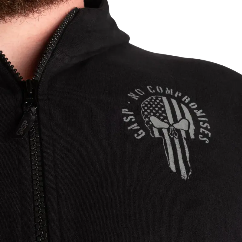 Gasp Inc Classic Hoodie, svart hettejakke
