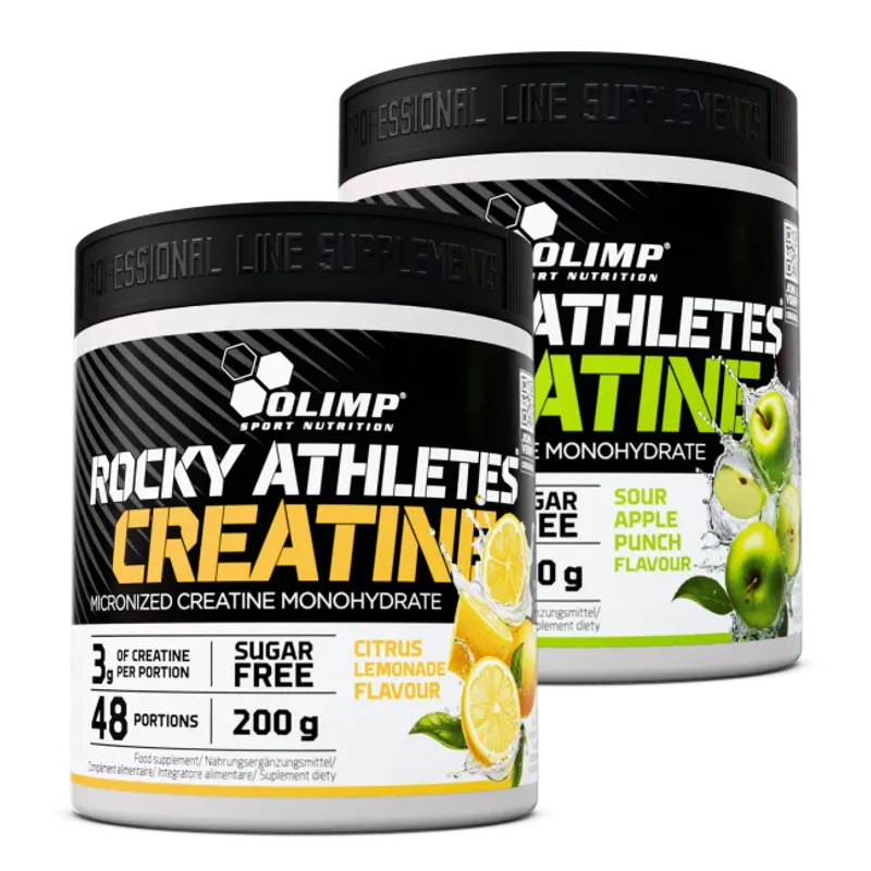 Olimp Rocky Athletes Creatine Powder 200g, kreatin med smak