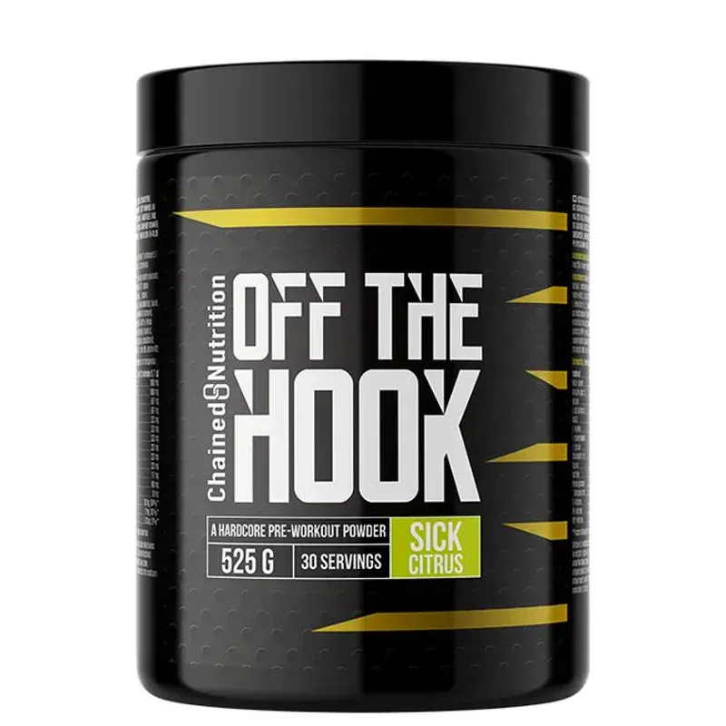 3 x Off the Hook 525 g, Effektiv & Kraftig Pre Workout