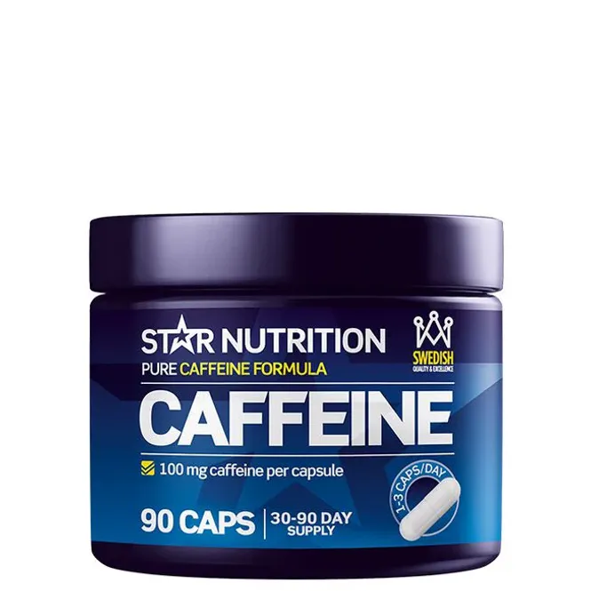 Hovedbilde Star Nutrition Caffeine 100 mg, 90 kapsler, ...