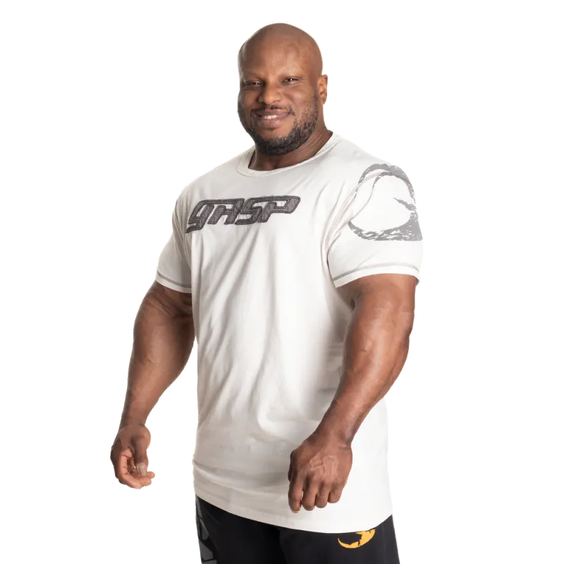 GASP Pro Logo Tee, off white t-skjorte
