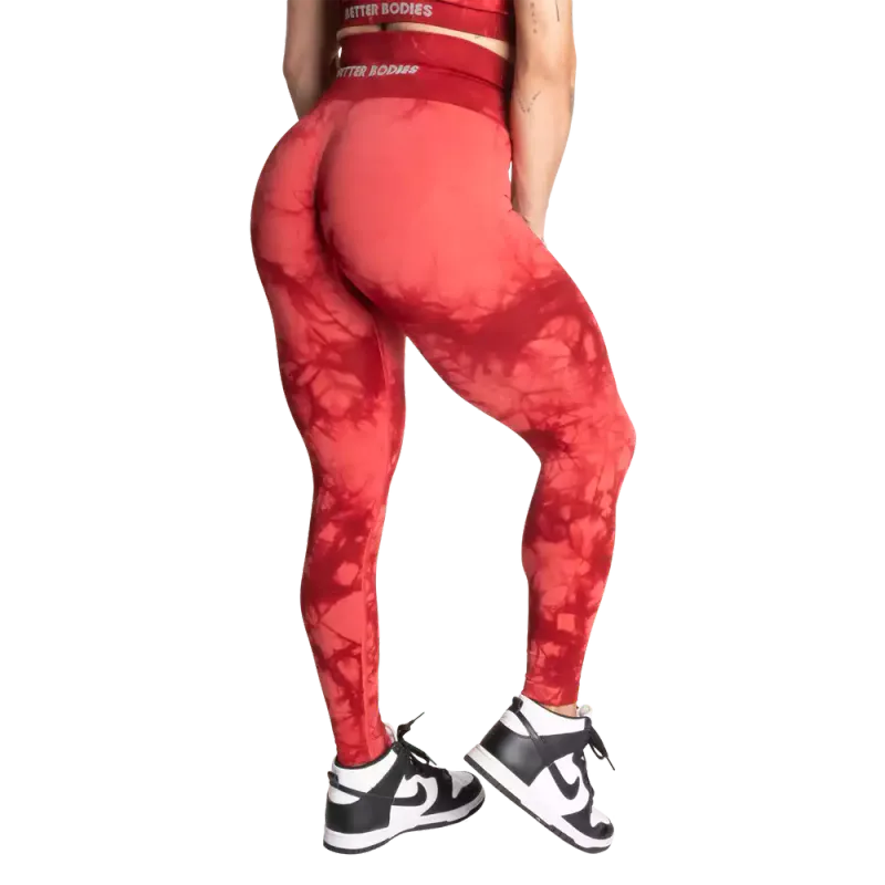 Better Bodies Entice Scrunch Leggings, rød tights
