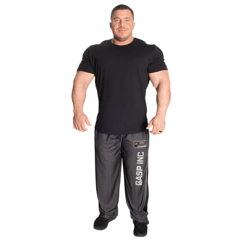 GASP No1 Mesh Pant, svart treningsbukse