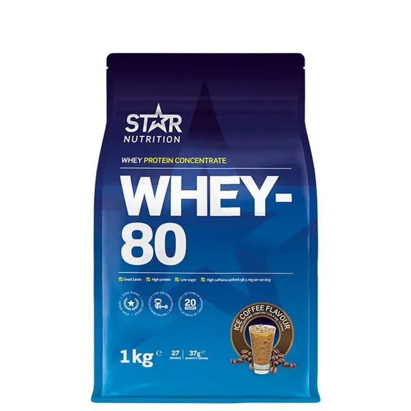 Star Nutrition Whey-80, 1 kg proteinpulver