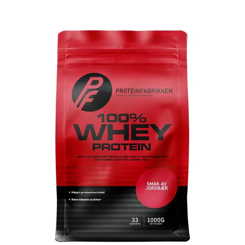 Proteinfabrikken 100% Whey Protein 1000 g