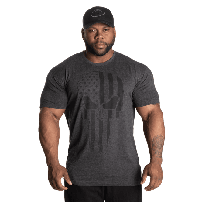 Hovedbilde Gasp Skull Standard Tee, mørk grå t-skjorte