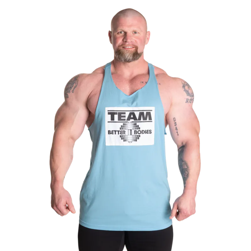 Better Bodies Old School Stringer, lys blå singlet 