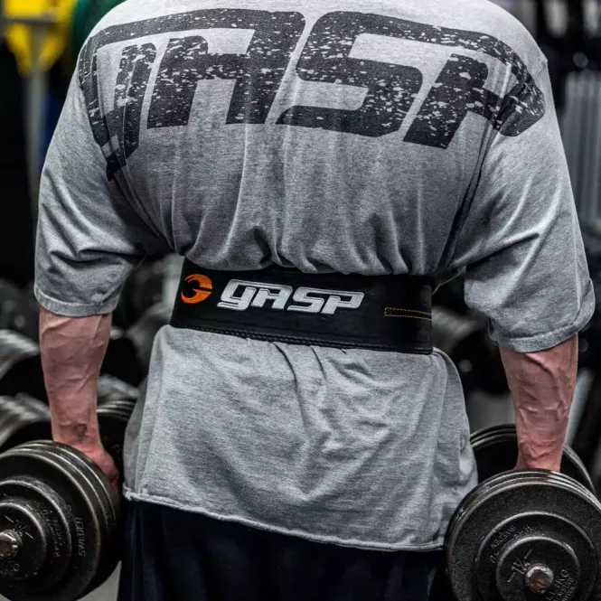 Hovedbilde  Gasp Lifting Belt, svart løftebelte i skinn